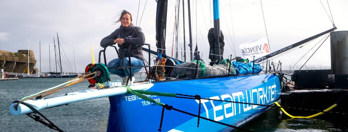 Teamwork-Team Snef : Justine Mettraux aux portes du Vendée Globe !